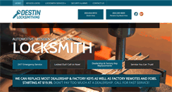 Desktop Screenshot of destinlocksmithing.com